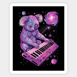 Nebula Koala Keyboardist Magnet